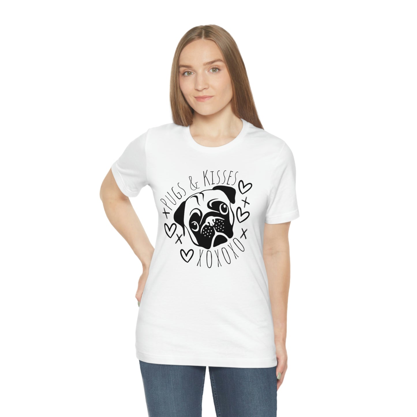 "Pugs and Kisses" - Graphic Tee