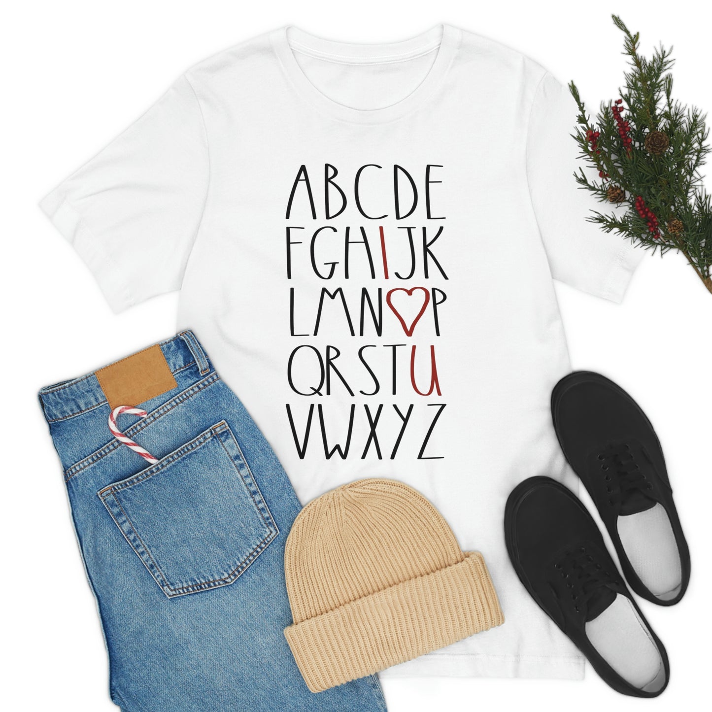 ABCD Valentine's Day Graphic Tee